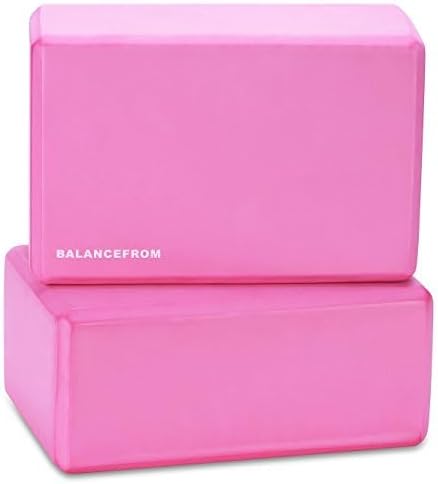 Fitvids Set of 2 High Density Premium - EVA Yoga Blocks, 9"x6"x4" Each