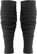 KUTFTBL Pre-Scrunched Football Leg Sleeves with Built-In Hidden Elastic Bands Performance Fabric Above or Below the Knee