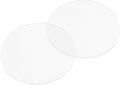 PATIKIL Glass Table Top Anti Slip Pads, 10Pcs 35mm Dia x 1mm Thick Clear Glasses Tables Silicone Bumper Pad for Photo Frame Furniture Kitchen Cabinets DIY Home Craft, White