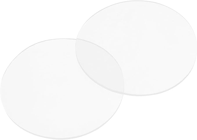 PATIKIL Glass Table Top Anti Slip Pads, 10Pcs 35mm Dia x 1mm Thick Clear Glasses Tables Silicone Bumper Pad for Photo Frame Furniture Kitchen Cabinets DIY Home Craft, White