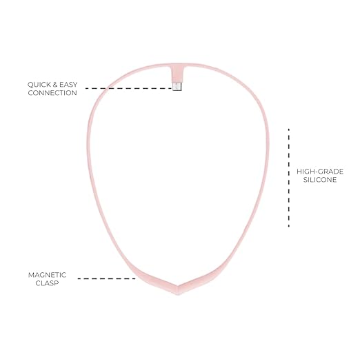 Upright Magnetic Necklace (Necklace Only) for GO S and GO 2 Posture Corrector Trainer (Pink)