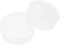PATIKIL Glass Table Top Anti Slip Pads, 10Pcs 15mm Dia x 5mm Thick Clear Glasses Tables Silicone Bumper Pad for Photo Frame Furniture Kitchen Cabinets DIY Home Craft, White