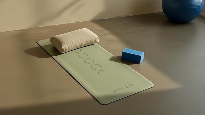 PU Rubber Premium Yoga Mat with Bag | Extra Thick Yoga Mat Thick | Pilates Mat | Gym Mats for Home Gym Floor Mat | Home Exercise Mats for Home Workout Accessories | Grounding Wel Workout Mats for Home Gym | Yoga Matt | Stretching Mat