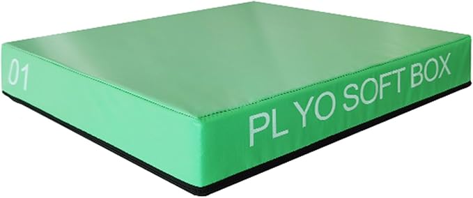 Box Jump, Soft Foam Enhanced Box Jump, Plyometric Training Box, Stackable Box Jump, Used for Jump Training, Pressure Training and Physical Training. Suitable for Home Gym Exercise