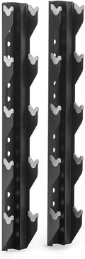 Titan Fitness Elite Series Mass Storage Dumbbell Rack Attachment, Set of Two Racks, Holds 5 Dumbbell Pairs, 250 LB Capacity Per Rack, Heavy-Duty Steel Construction, Add-On Weight Rack