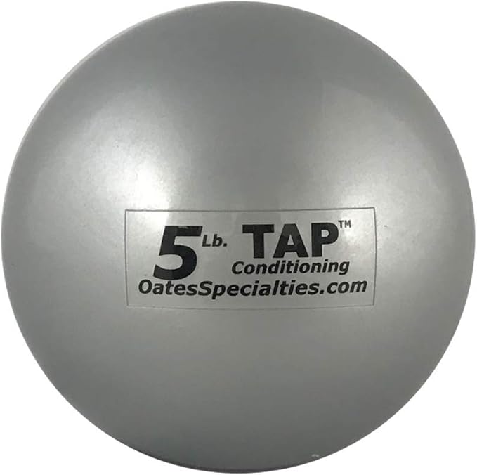 TAP Conditioning Mini-Medicine Ball | Used As a Replacement for Small Dumbbells | Used for Indoor Shot Put (Training Only) | Increase Grip Strength | Use for Slams, Tosses, and Throws