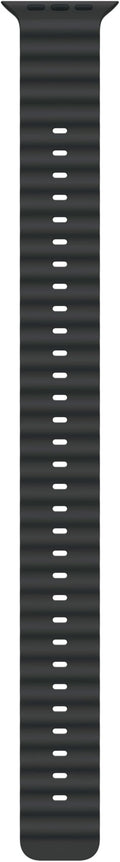 Apple Watch Band - Ocean Band Extension (49mm) - Black with Natural Titanium Finish - Extension