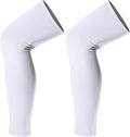 Skylety Leg Sleeves Compression Long Knee Sleeve UV Protect for Men Women Sport Basketball Football