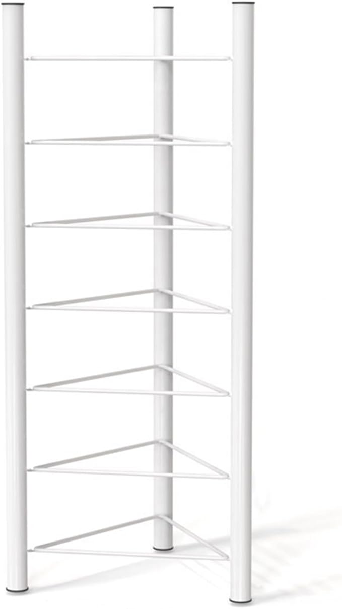 Basketball Organizer Display Rack 1.9 1.7 1.5 1.2 M Tall Half Balance Ball Holder, Stability Organizer for Bosu Slam Bowling Medicine Balls, Save Space (White 7)