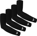 Achiou Cooling Ice Silk Arm Sleeves, Summer UV Sun Protection Compression Sleeves UPF 50+ for Women Volleyball Youth Sports