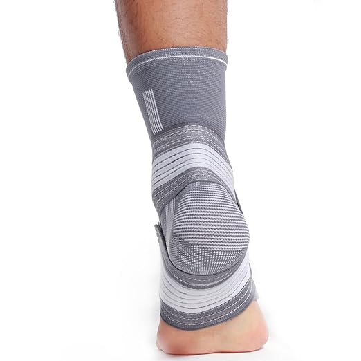 NeoTech Care Adjustable Ankle Support Brace (Black, Size S, 1 Unit)