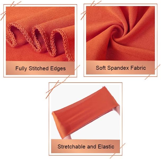 VDS Pack of 50 PCS | Lavender | Spandex Chair Sashes Bows Without Buckle | Stretch Elastic Banquet Universal Folding Chair Band Tie with for Wedding Party Conference Celebration Event Decoration