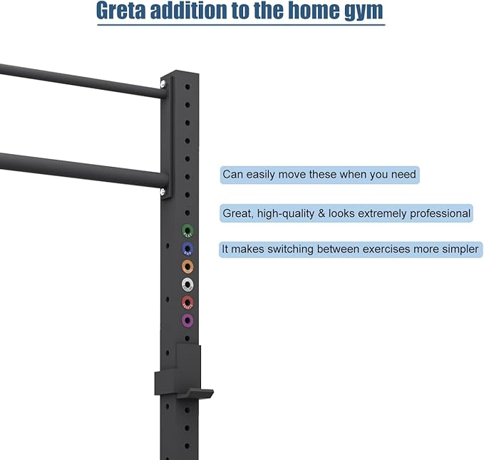 新品 Power Squat Rack Barbell Magnetic Position Markers Reminders Label for Home Gym & Garage Gyms,Squat Rack Magnets identifier Rings for Power Rack J-Cup