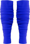 KUTFTBL Pre-Scrunched Football Leg Sleeves with Built-In Hidden Elastic Bands Performance Fabric Above or Below the Knee