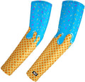 SLEEFS Arm Sleeves for Kids - Athletic Sports Sleeve for Youth Boys and Girls - UV Protection - Football Baseball Basketball