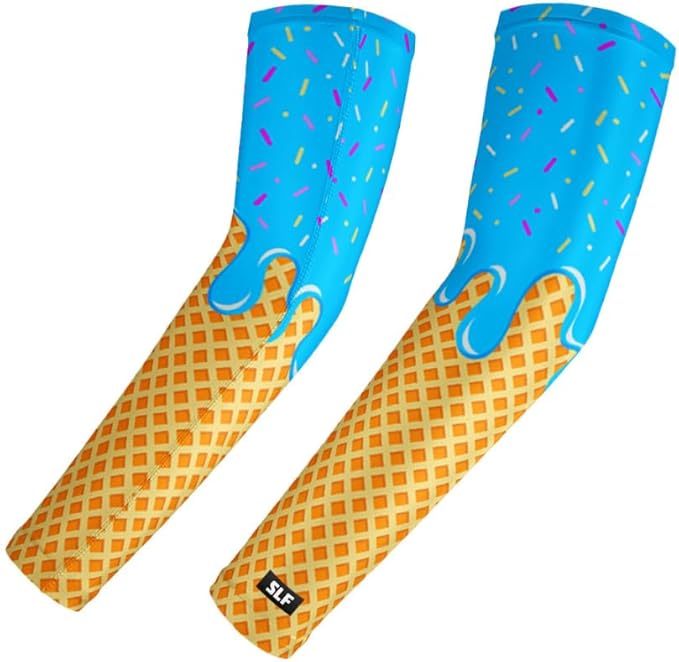 SLEEFS Arm Sleeves for Kids - Athletic Sports Sleeve for Youth Boys and Girls - UV Protection - Football Baseball Basketball