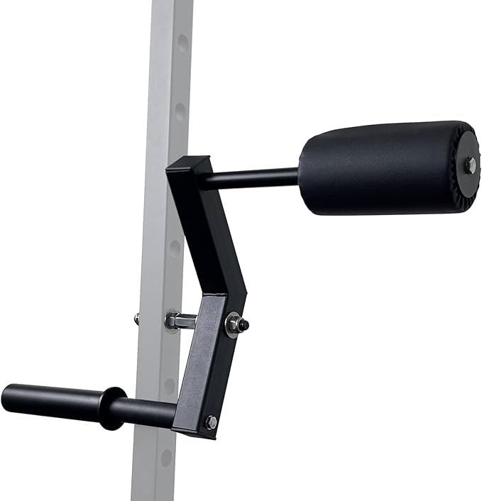 BLUSLM Upgraded Rack Mount Neck Traniner, Neck Machine Strengthener for Muscles Training, Neck Workout Equipment Power Rack Attachment for Home Gym Fitness