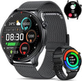 Smart Watch for Men Women Fitness Tracker: Waterproof Bluetooth Call Answer/Make Smart Watches for Android/iPhone Digital Mens Smartwatch Activity Pedometer Heart Rate SpO2 Monitor 120+ Sports Model