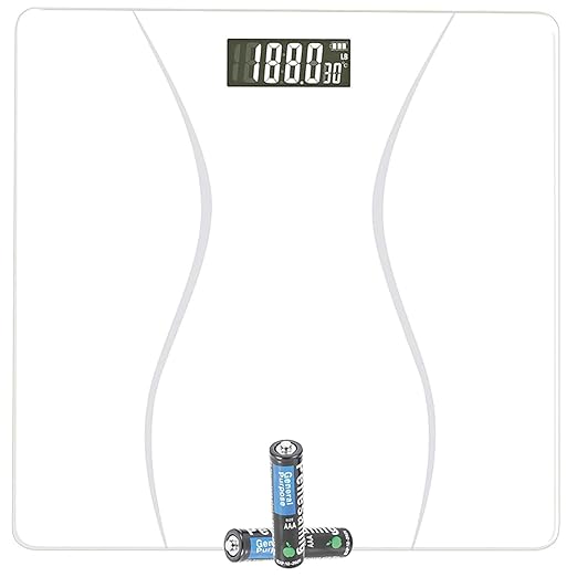 Scale for Body Weight, Digital Bathroom Scale, Weight Scales for People,Body Scale,White,Max:400LB/180KG,2 Weighing Units: LB/KG