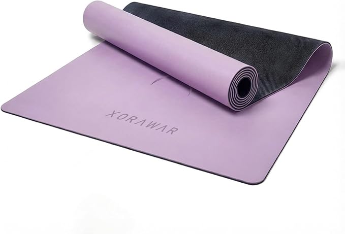 PU Rubber Premium Yoga Mat with Bag | Extra Thick Yoga Mat Thick | Pilates Mat | Gym Mats for Home Gym Floor Mat | Home Exercise Mats for Home Workout Accessories | Grounding Wel Workout Mats for Home Gym | Yoga Matt | Stretching Mat