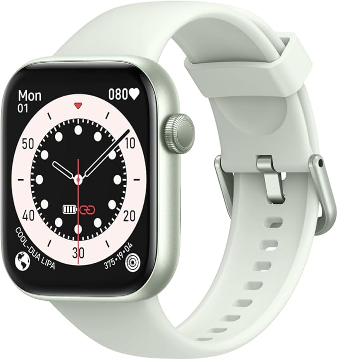 Smart Watch for Men Women Answer/Make Call, 1.85" Smartwatch, Fitness Watch with Heart Rate Blood Pressure Sleep Monitor, 140+Sports, IP68Waterproof Step Counter Compatible with Android IOSGreen