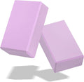 Yoga Blocks 2 Pack 3x6x9IN Foam Block Supportive Latex-Free with Stretch Band, Non-Slip Exercise Blocks for Pilates, Meditation, Balance, Stretching and Deep Poses