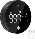 Digital Kitchen Timer with Magnet,Large LED Display Visual Timer with Countdown Countup for Adult & Children，Battery Supply for Classroom Home Gym Office