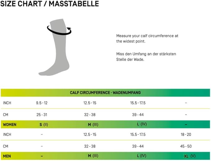 Men's Reflective Compression Calf Sleeves by CEP