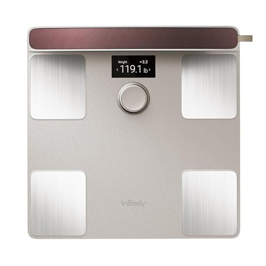 InBody Dial H40 Smart Scale | Body Composition Scale with BMI, Body Fat, Muscle Mass | Wi-Fi and Bluetooth Connectivity on InBody App (Beige)