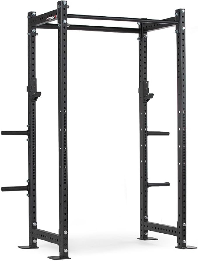 Titan Fitness T-3 Series Power Rack, 1,100 LB Capacity Cage for Weightlifting and Strength Training