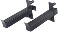 2inch Rack Barbell Safety Catches Squat Rack Safety Arm Spotter Attachment Fit for 2x2 Power Rack Cage with 1" or 5/8" Hole
