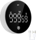 Digital Kitchen Timer with Magnet,Large LED Display Visual Timer with Countdown Countup for Adult & Children,Battery Supply for Classroom Home Gym Office