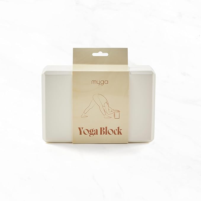 MYGA Yoga Block,Lightweight EVA Foam Yoga Brick,High Density Non-Slip Block for Yoga Poses, Pilates, Balance and Flexibility