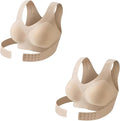 Posture Bras for Women Front Closure Cross Back Wireless Posture Corrector Bra Support Push Up No Underwire Bralettes 2026