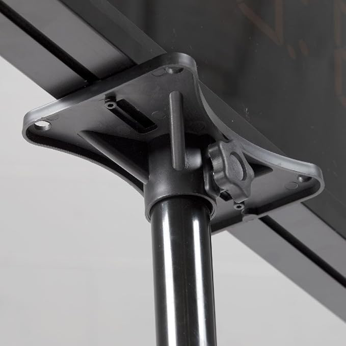 Titan Fitness Tripod Timer Stand for 2-Sided Gym Timer with Remote, Adjusts 2.5-6.5-feet, Black