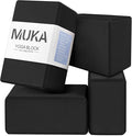 Muka Yoga Blocks 4x6x9 Inch, High Density EVA Foam Yoga Brick for Meditation, Pilates