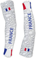 ScudoPro France Compression Arm Sleeves UV Protection Unisex - Walking - Cycling - Running - Golf - Baseball - Basketball