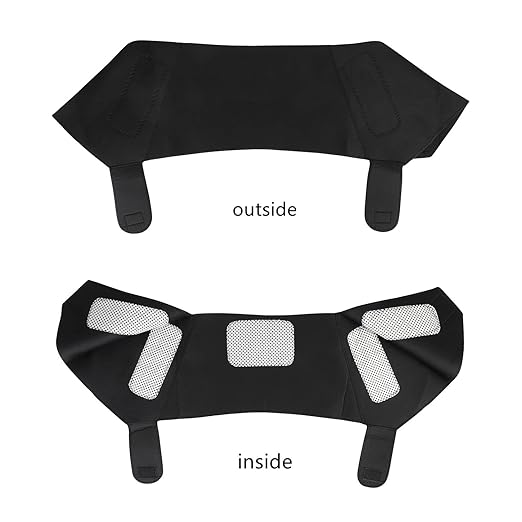 Heated Shoulder Support Braces Thermal Shoulder Protection Shoulder Pads Double Shoulder Warp Sleeves Protector for Men Women Injury Recovery Compression Arthritis Chronic Pain Relief Black Unisex XL