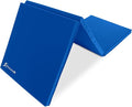 ProSource Tri-Fold Folding Thick Exercise Mat 6’x2’ with Carrying Handles for MMA, Gymnastics, Stretching, Core Workouts