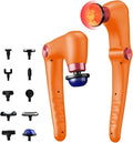 Massage Gun with Heat, Folding Muscle Massager, Massager Gun, Deep Tissue Percussion Massage Gun, 9 Speeds for Back, Shoulders,