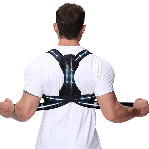 Posture Corrector for Men and Women, Adjustable Back Brace for Back, Neck and Shoulder Pain Relief, Back Support for Posture Improving Scoliosis, Hunchback, Hump, Thoracic, Spine Corrector (Small)