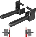 Weight Plate Holder for Squat Rack and Power Rack, 3"x3" Rack Attachments fit Olympic 2 Inch Plates, Gym Plate Storage Rack (2 Inch Rounded End)