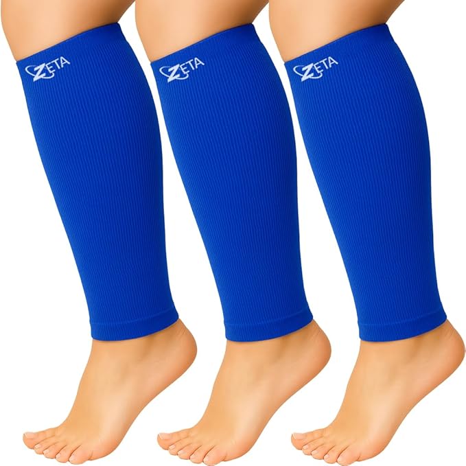 Zeta Wear Plus Size Compression Sleeves 15-19mmHg Medical Grade Wide Calf