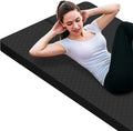 nuveti Large Exercise Mat - 15mm/20mm/30mm Thick Yoga Mat | Workout Mat for Fitness, Yoga, Pilates, Stretching & Floor Exercises for Women & Men with Free Carrying Bag