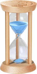 60 Minute Sand Timer, an Hour Sand Hourglass, Wooden Sand Clock, 60 Min Reloj De Arena, Hour Glass Sandglass for Home, Office, Decorative, Game, Classroom