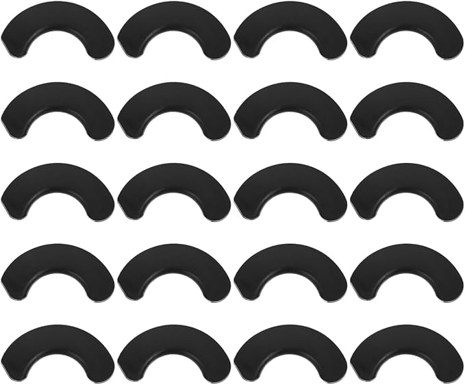 BESPORTBLE 20pcs Dumbbell Holder Pads Shockproof Protection Cushion Fitness Equipment Slip Workout Accessories for Home Gym Use