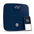 Nautica Smart Scale for Body Weight – BMI, Body Fat, Muscle Mass – 12 Metrics, Bluetooth App, ITO Technology, Hidden LED Display, 440lb Capacity – Body Tracker