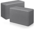 Yoga Blocks 2 Pack, 9"x6"x3" High-Density EVA Foam Yoga Block, Non-Slip Yoga Blocks for Yoga, Pilates Meditation, Stretching and Toning, Supportive, Latex-Free