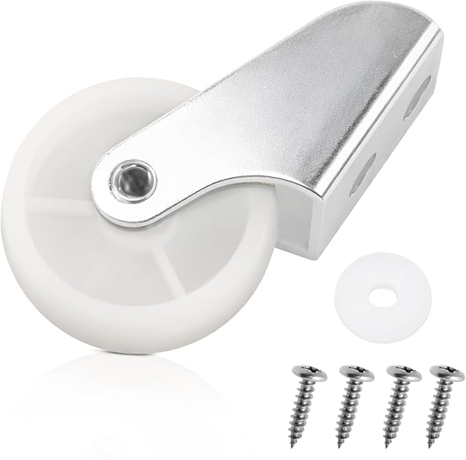 05004 Awning Door Roller/Disc, Universal RV Door Awning Roller Wheel Protector for RV/Trailer Camper Sun & Shade Awning Door Guard Roller, White 1PCS