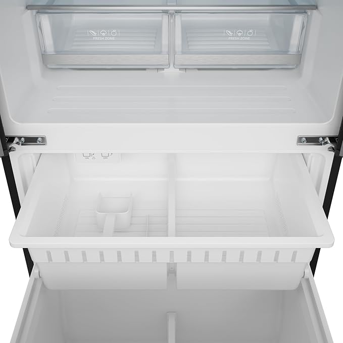 Thor Kitchen Gordon Ramsay 30 Inch 17.7 cu ft French Door Counter Depth Refrigerator with Ice Maker in Black/Navy Blue